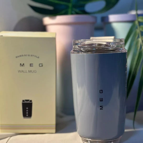 SMEG Thermos Coffee Mug 350ml Stainless Steel Travel Mug