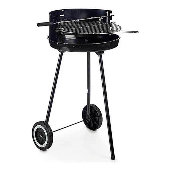 Round Portable Trolley Charcoal Barbecue