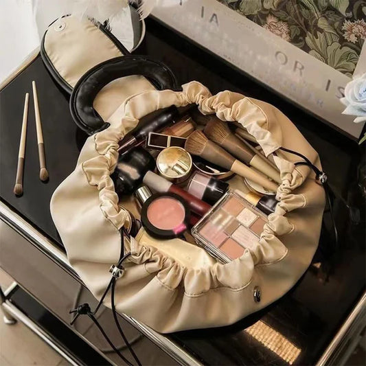 Luxury Drawstring Women's Makeup Bag