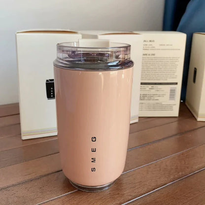 SMEG Thermos Coffee Mug 350ml Stainless Steel Travel Mug